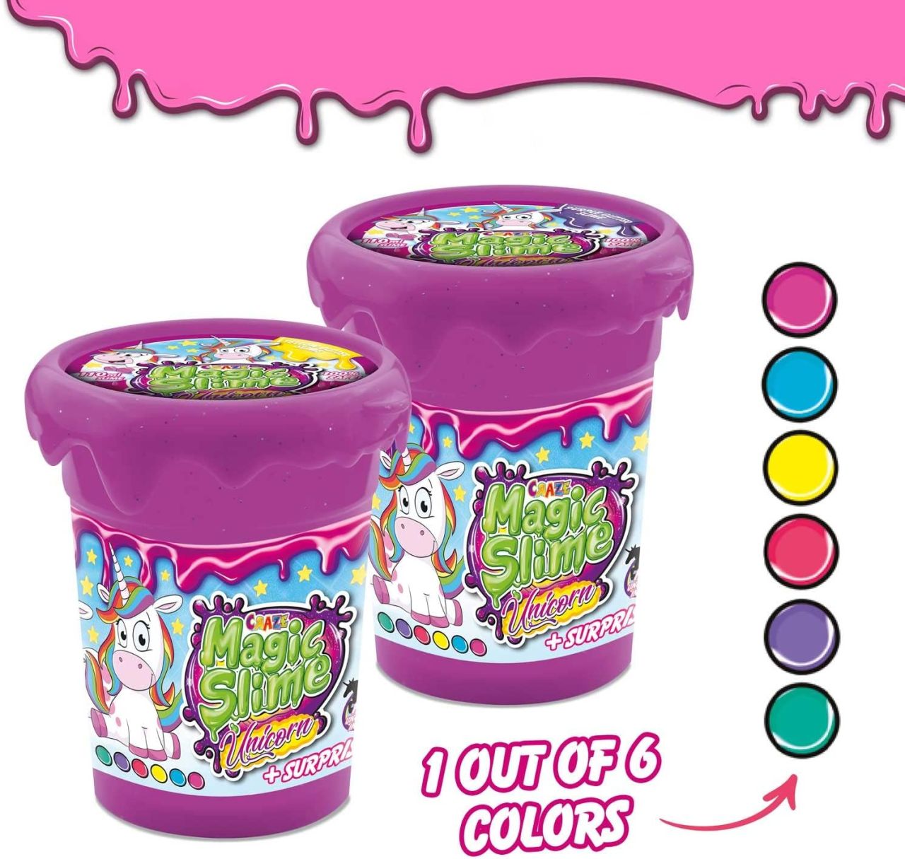 Magic Slime Surprise Unicorn mit Sammelfigur