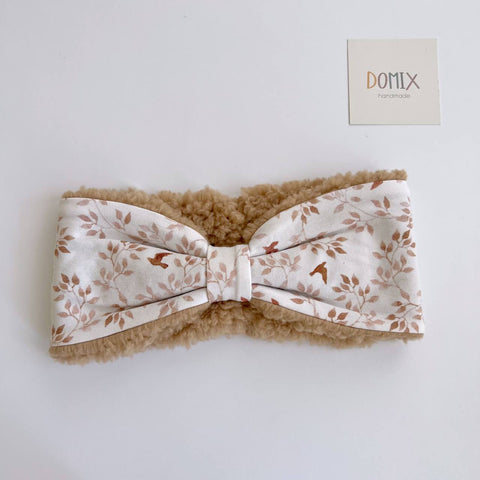 Baby Girl Headband – Floral & Cozy Fleece