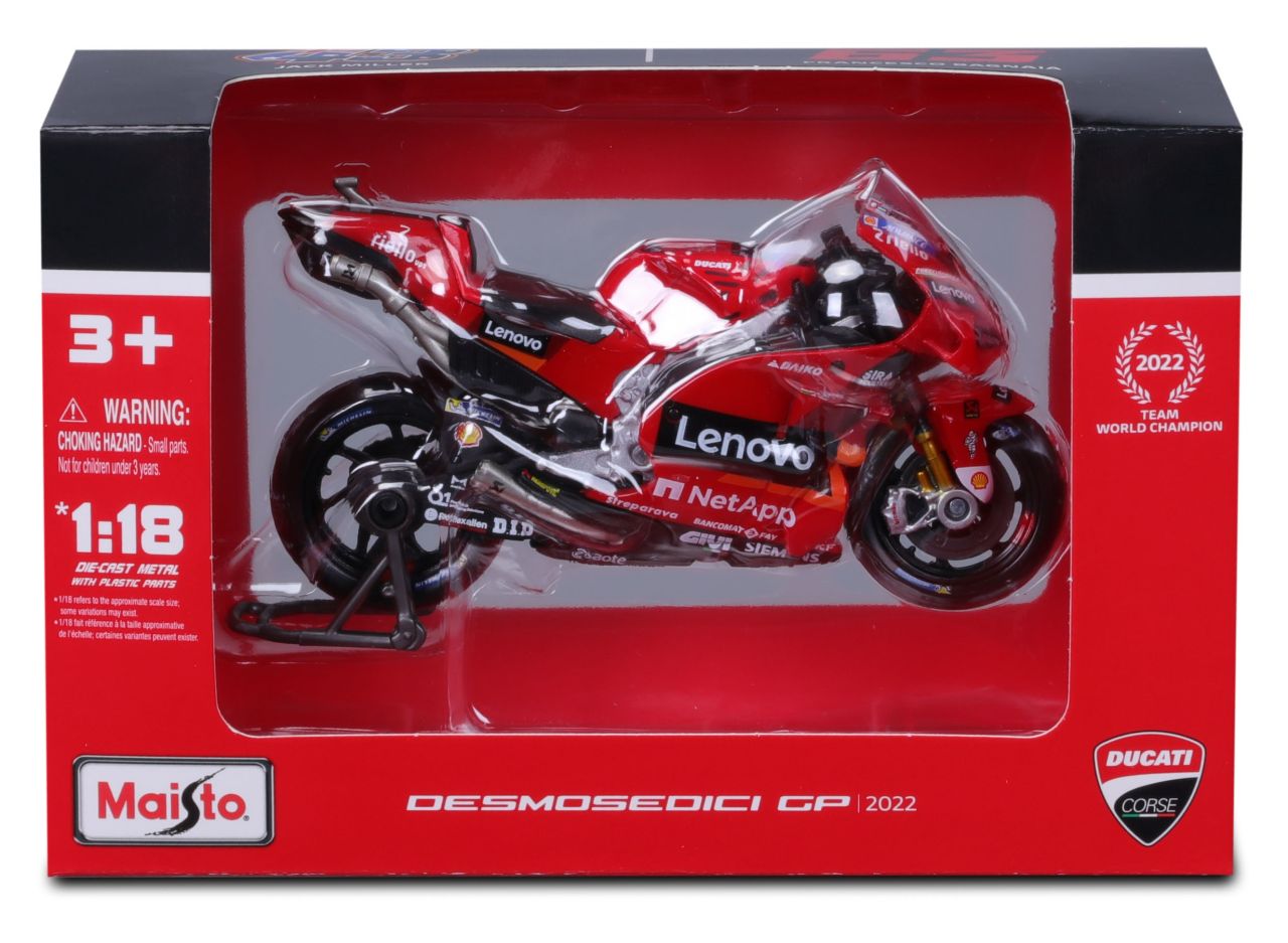 MotoGP 1/18 Ducati Lenovo #43 Miller 2022