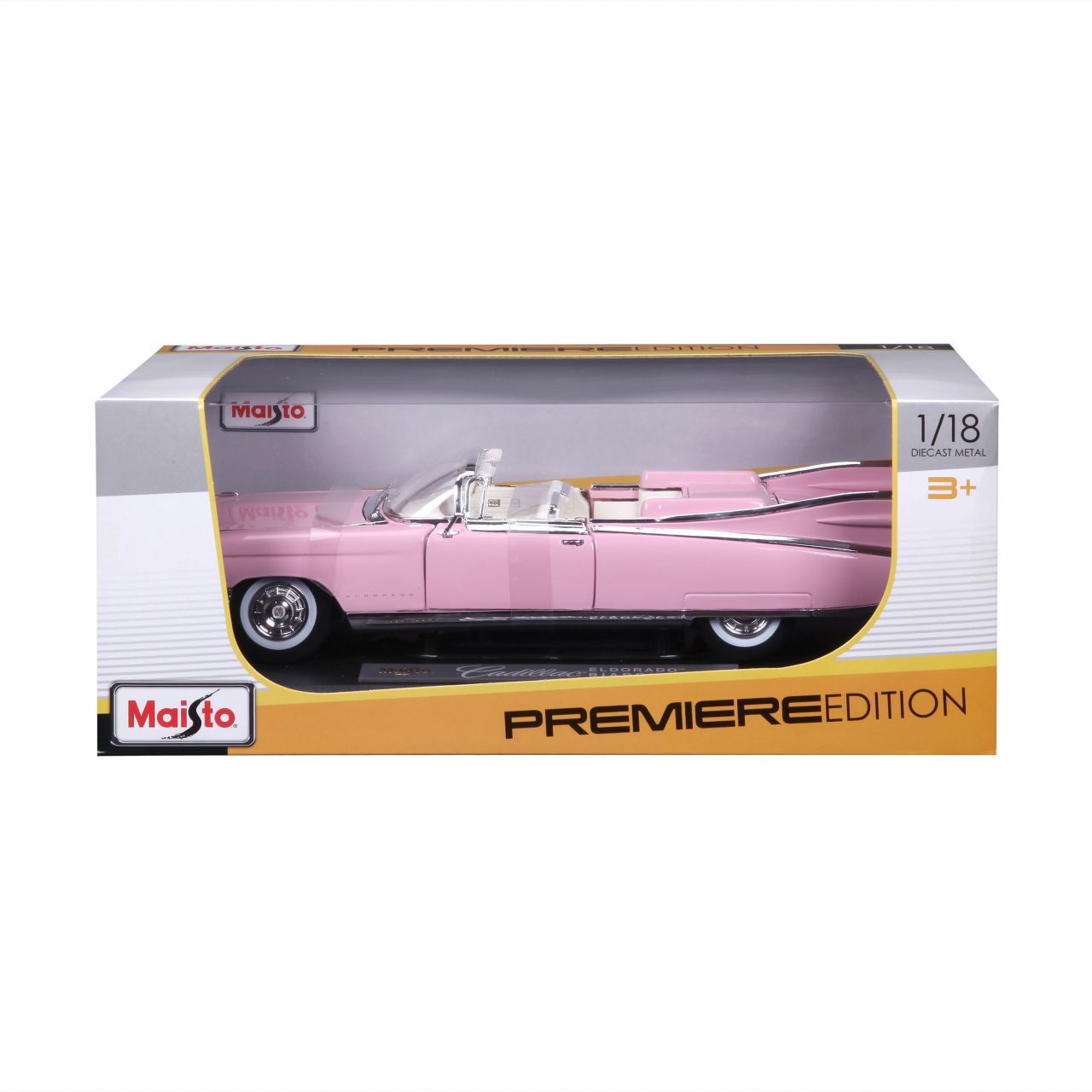 Cadillac Eldorado Biarritz 1959 rosa 1/18