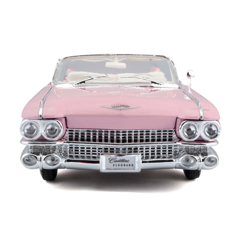 Cadillac Eldorado Biarritz 1959 rosa 1/18