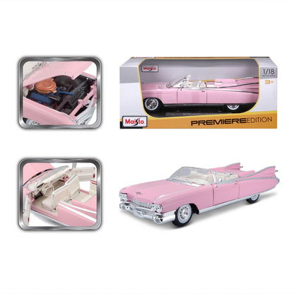 Cadillac Eldorado Biarritz 1959 rosa 1/18