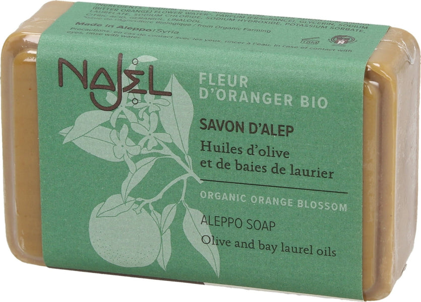 NAJEL Aleppo Seife mit Orangenblüten BIO