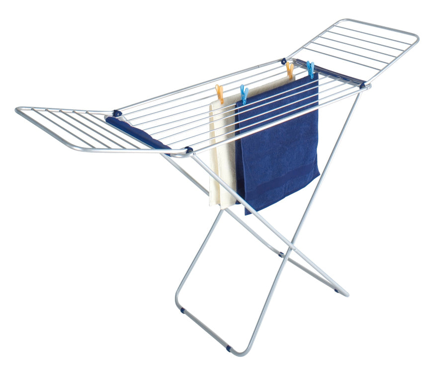 Wäschetrockner Alu Wings aluminium/blau