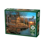 Blockhütte am See 1000 Teile