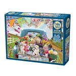 Beladener Truck im Frühling 500 Teile