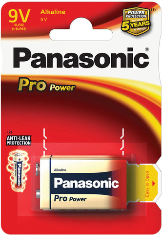 Batterie Panasonic 9V, 1-er