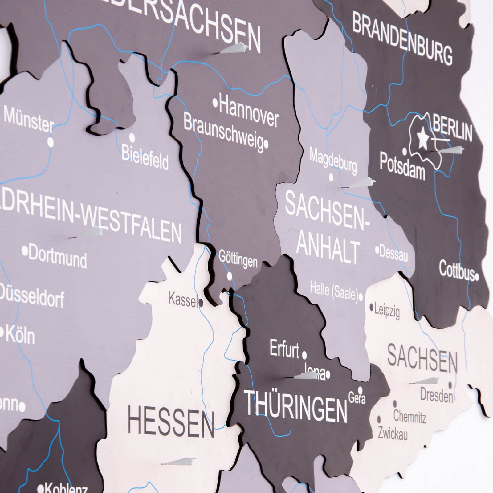 3D Germany Wooden Map Nordik by Enjoy The Wood 