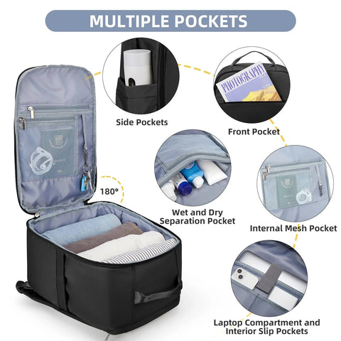 Easyjet Reiserucksack – Handgepäck 45 x 36 x 20 cm