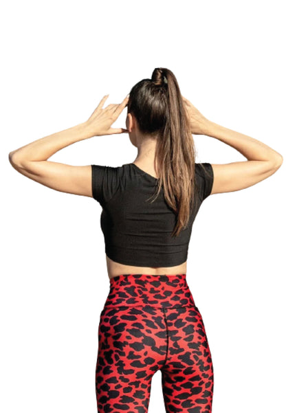 995 - Haut Court Noir - Élégant & Chic 🌟🖤