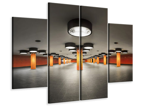 Leinwandbild 4-teilig On Stage