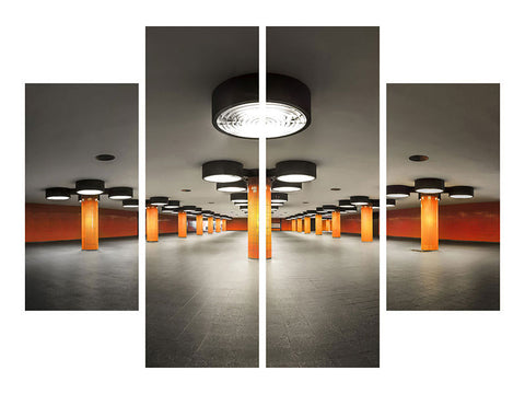 Leinwandbild 4-teilig On Stage