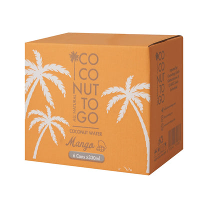 Cocco da portare - Acqua di cocco al mango - Pura rinfrescante tropicale 🥥🥭