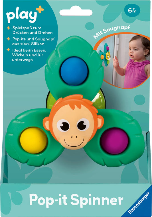 Play+ Pop-it Spinner Affe