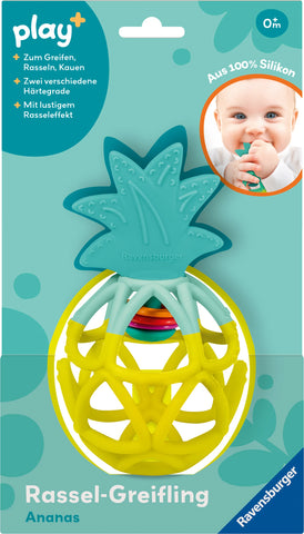 Play+ Rassel-Greifling Ananas
