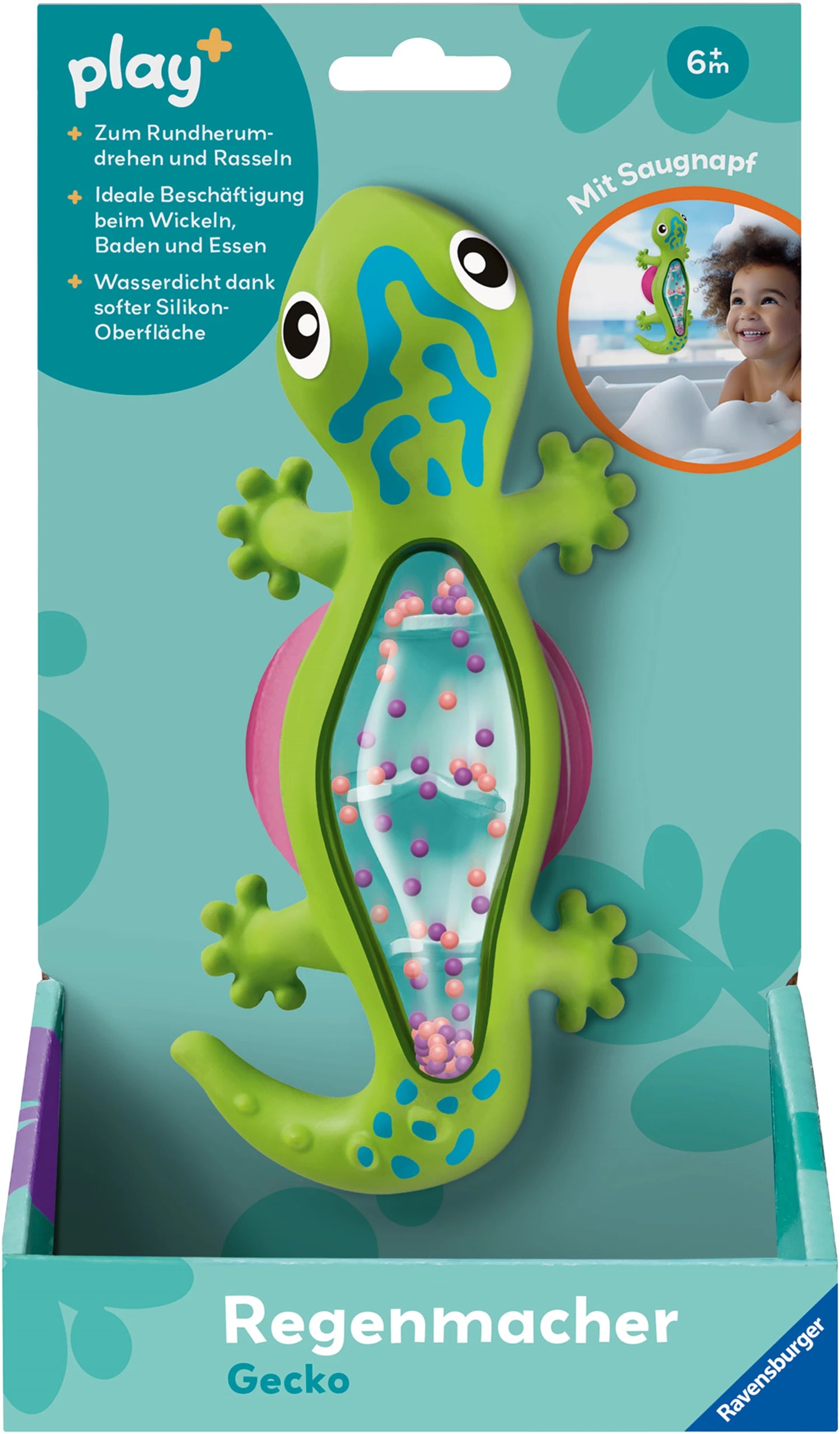 Play+ Regenmacher Gecko