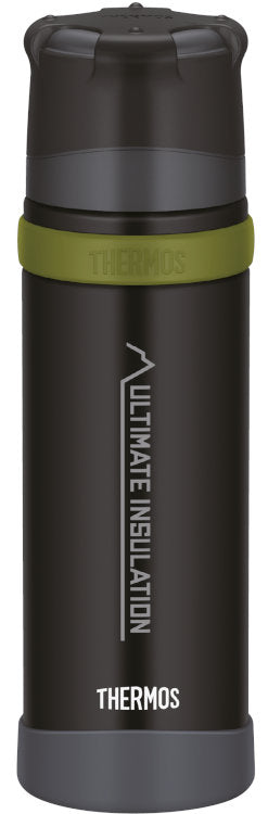 Mountain beverage bottle 0.5 l charcoal black mat