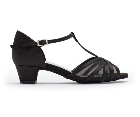 Grace Bliss Tanzschuhe in Schwarz Satin