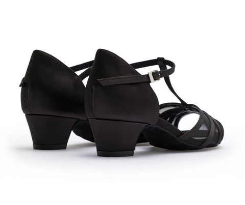 Grace Bliss Tanzschuhe in Schwarz Satin