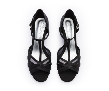 Grace Bliss Tanzschuhe in Schwarz Satin