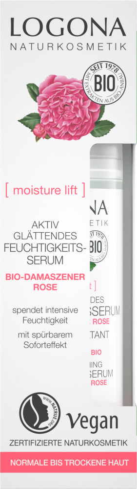 LOGONA Rose Feuchtigkeits-Serum glättend