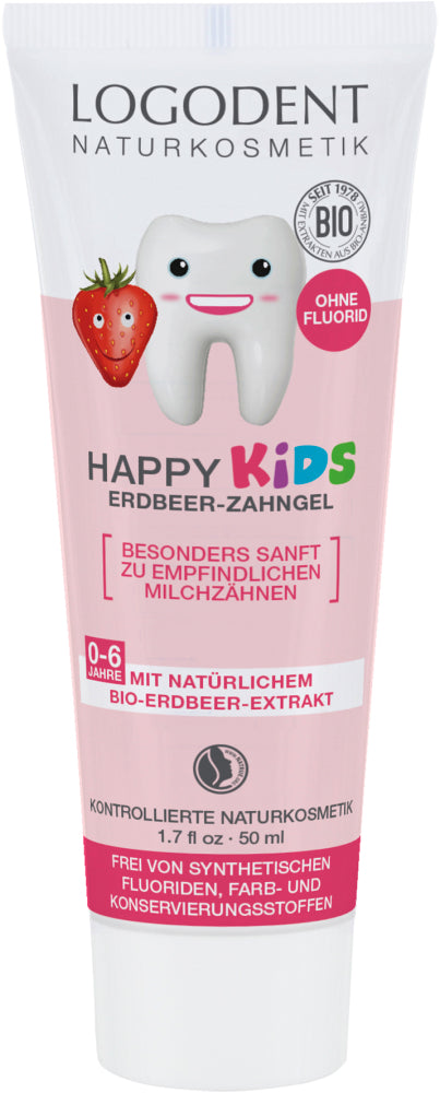 LOGONA Zahngel Happy Kids Erdbeer