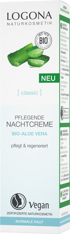 LOGONA Aloe Vera Nachtcreme pflegend