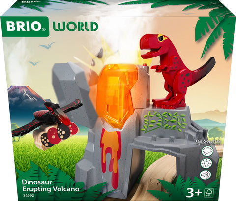 Dinosaur Erupting Volcano