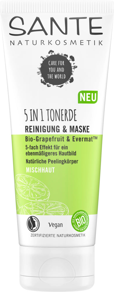 SANTE Matt. 5in1 Tonerde Reinigung&Maske