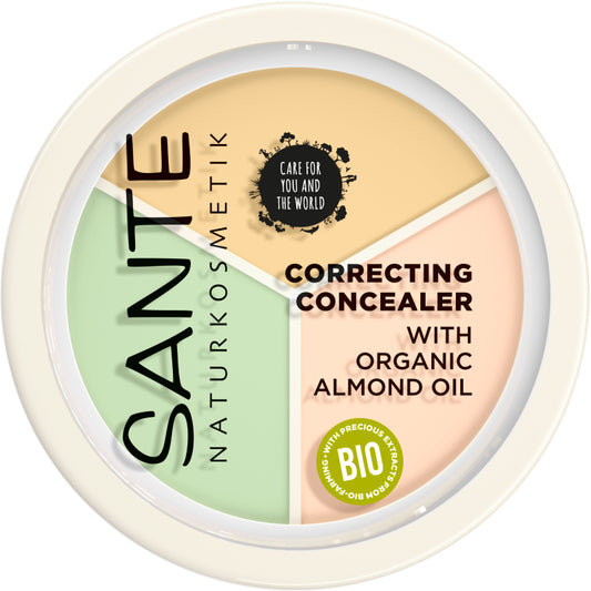 SANTE Concealer 3in1 Rosa/Grün/Beige