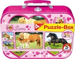 Puzzle-Box Pferde 2x26 2x48 Teile