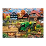 John Deere 5050E mit Bauernhof 1000 Teile