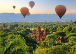 Heissluftballons Mandalay Myanmar 1000 Teile