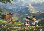 Disney Mickey & Minnie in den Alpen 1000 Teile