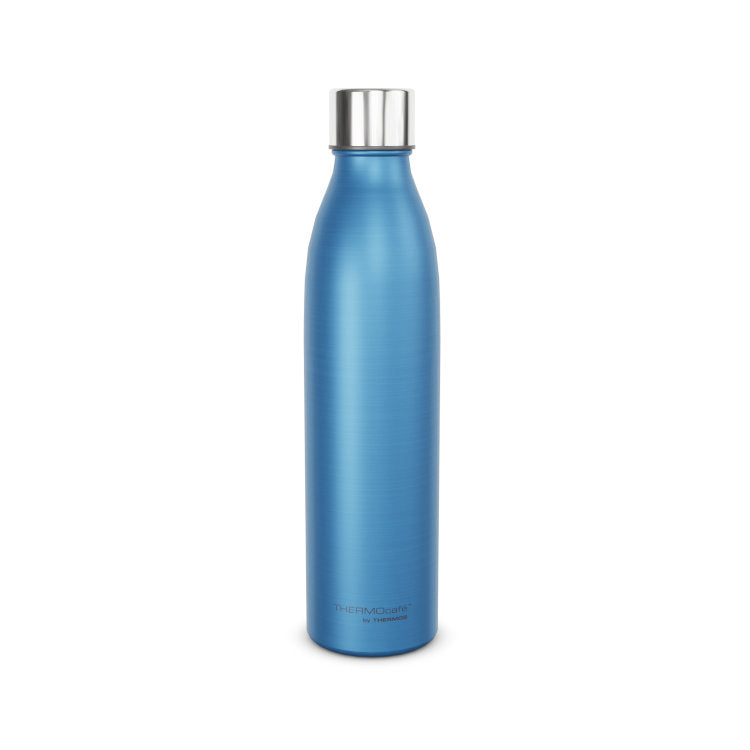 TC Bottle, blue mat, 0.75 lt. niagara blue mattiert