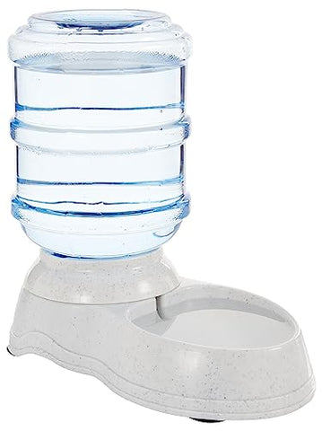Amazon Basics Futter- und Wasserspender für Haustiere, Tränke, Größe S