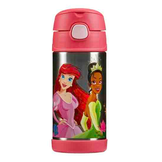 Funtainer Straw Bottle Disney Princesses 0.35 lt.