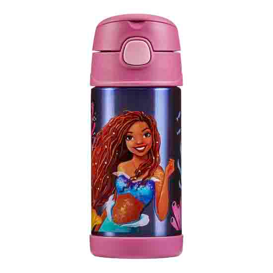 Funtainer Straw Bottle Disney Little Mermaid 0.35 lt.