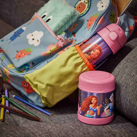 Funtainer Straw Bottle Disney Little Mermaid 0.35 lt.