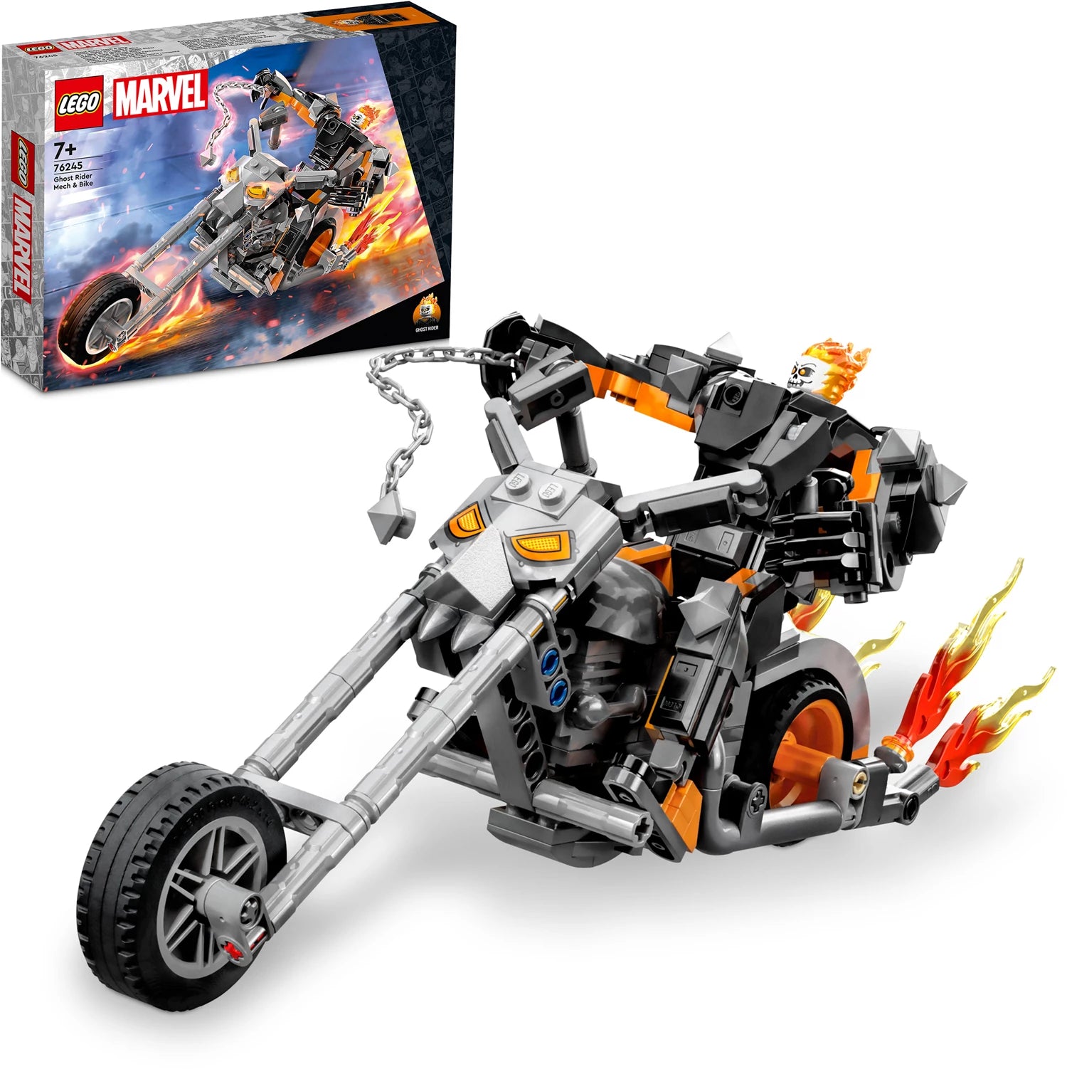 Ghost Rider mit Mech & Bike