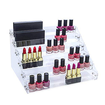 Benbilry Nagellack Organizer Nagelllack Ständer Nagellack Display Nagellack Regal Acryl Nagellack Aufbewahrung (6 Schichten)