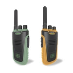 Walkie-Talkies mit Taschenlampe grün/orange