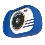 Foto- und Videokamera blau