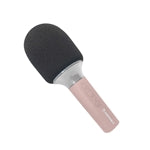 Mikrofon Bluetooth mit Licht rosa