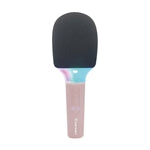 Mikrofon Bluetooth mit Licht rosa