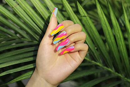 AIMEILI UV LED Gellack mehrfarbig ablösbarer Gel Nagellack Neon Gel Polish Set Kit - 6 x 10ml - Set Nummer 12