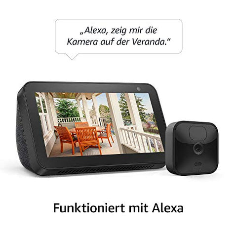 Blink Outdoor – kabellose, witterungsbeständige HD-Überwachungskamera mit zwei Jahren Batterielaufzeit und Bewegungserfassung, funktioniert mit Alexa | Zusatzkamera für bestehende Blink-System-Kunden