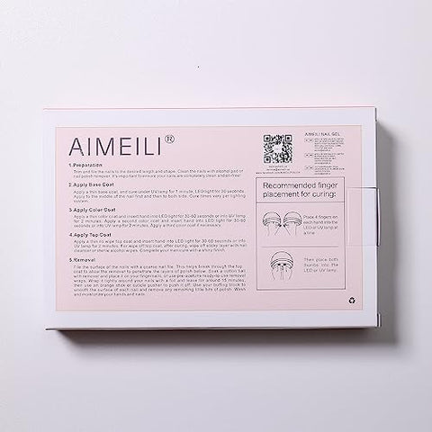 AIMEILI UV LED Gellack mehrfarbig ablösbarer Gel Nagellack Neon Gel Polish Set Kit - 6 x 10ml - Set Nummer 12