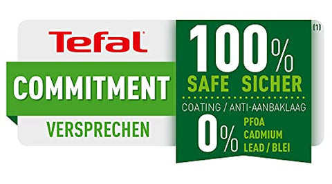 Tefal C69506 Hard Titanium Plus Pfanne | 28 cm | antihaftbeschichtet | Aluminium | schwarz