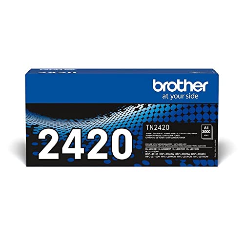 Brother BA77949 TN-2420 Tonerkartusche (für Brother HL-L2310D, HL-L2350DW, HL-L2370DN, HL-L2375DW, DCP-L2510D, DCP-L2530DW, DCP-L2550DN, MFC-L2710DN, MFC-L2710DW, MFC-L2730DW, MFC-L2750DW) schwarz, XL